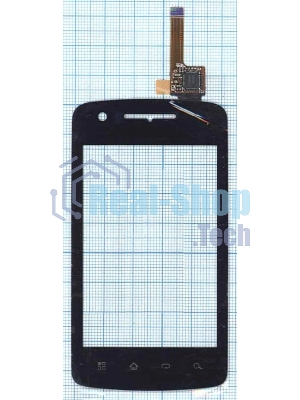 Сенсорное стекло (тачскрин) для Philips W820, черное