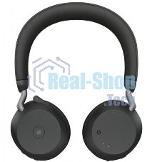 Гарнитура беспроводная Jabra Evolve 2 75, Link380a MS Stereo Stand черный