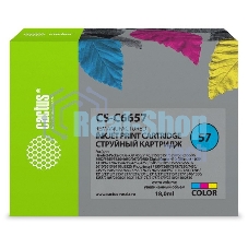 Картридж струйный Cactus CS-C6657 №57 многоцветный (18 мл) для HP 450/5145/5150/5151/5550/5552/5650/5652/565
