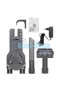 Пылесос вертикальный BBK BV3002 красный/серый, питание от аккумулятора, 150 Вт, уборка сухая, пылесборник 0.8 л, работа от АКБ max 30 мин