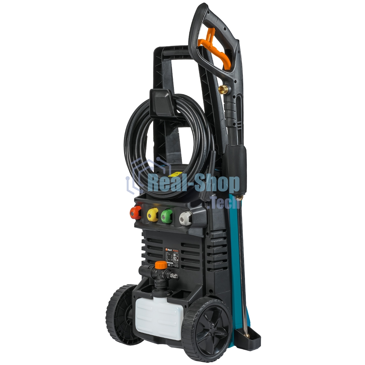 Мойка высокого давления Bort BHR-2300-PRO 93416299 2300 Вт, максимальное давление 170 бар, рабочее давление 130 бар, 8 л/мин, 7.4 кг, набор акссесуаров 10 шт