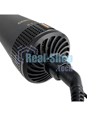 Фен-щетка Centek CT-2062 черный/золотистый, 1200 Вт, 80 мм, ионизация