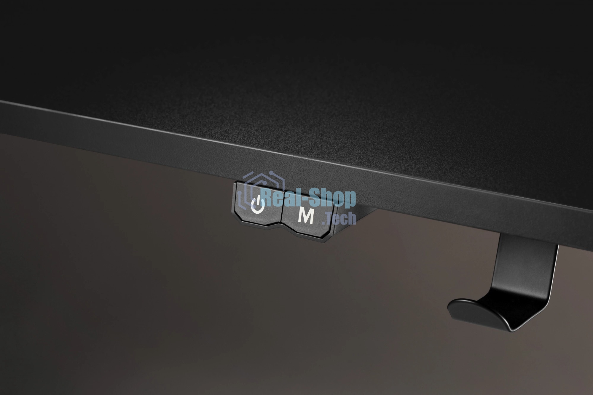 Стол игровой Cactus CS-GMD-BK-RGb столешница МДФ, черный каркас черный 136x60x75 см