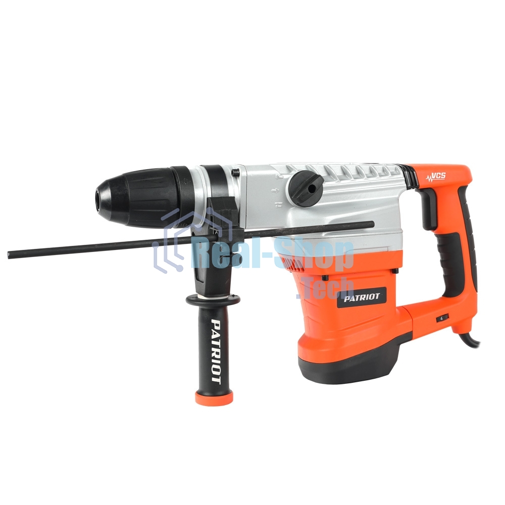 Перфоратор PATRIOT RH 450. 1300Вт, 10Дж, 1350-2750уд/мин, 235-500об/мин.