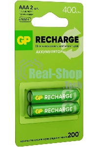 Аккумулятор GP Smart Energy 40AAAHCV-2CRSBC2 AAA NiMH 400mAh (2шт)
