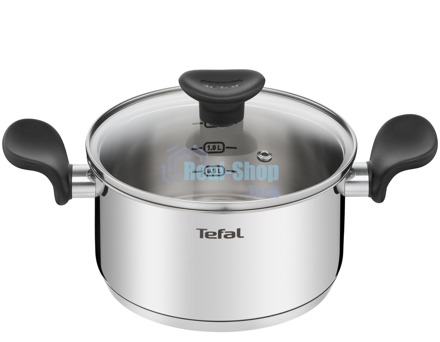 Кастрюля Tefal Primary E3084374 2.1л. d=18см (с крышкой) стальной (2100120956)