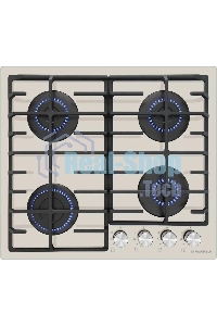 Газовая варочная панель Maunfeld EGHG.64.6CBG/G, 4 конфорки, закаленное стекло, бежевый