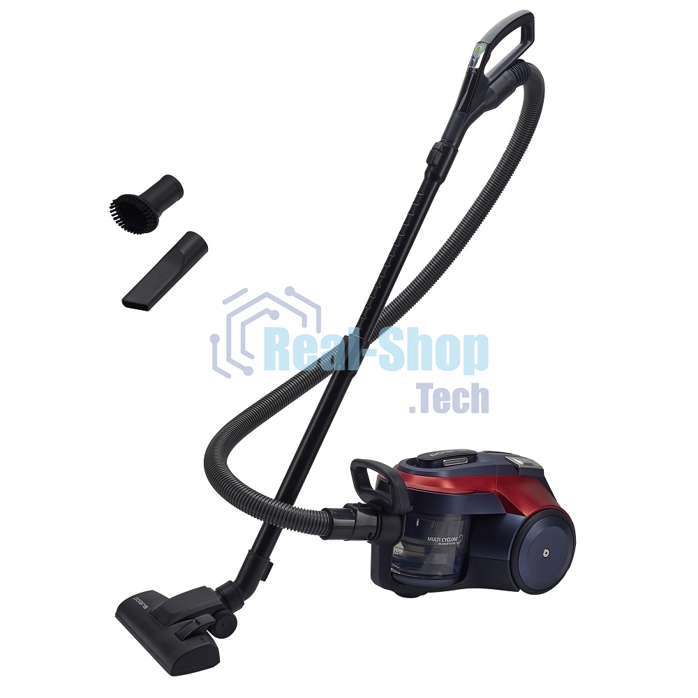 Пылесос Polaris PVC 2003RI серый/красный, 500/2000 Вт, уборка сухая, пылесборник контейнер 2.5 л