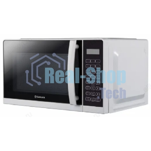 Микроволновая печь Sakura SA-7052W белый, 20 л, 700 Вт, переключатели - сенсор