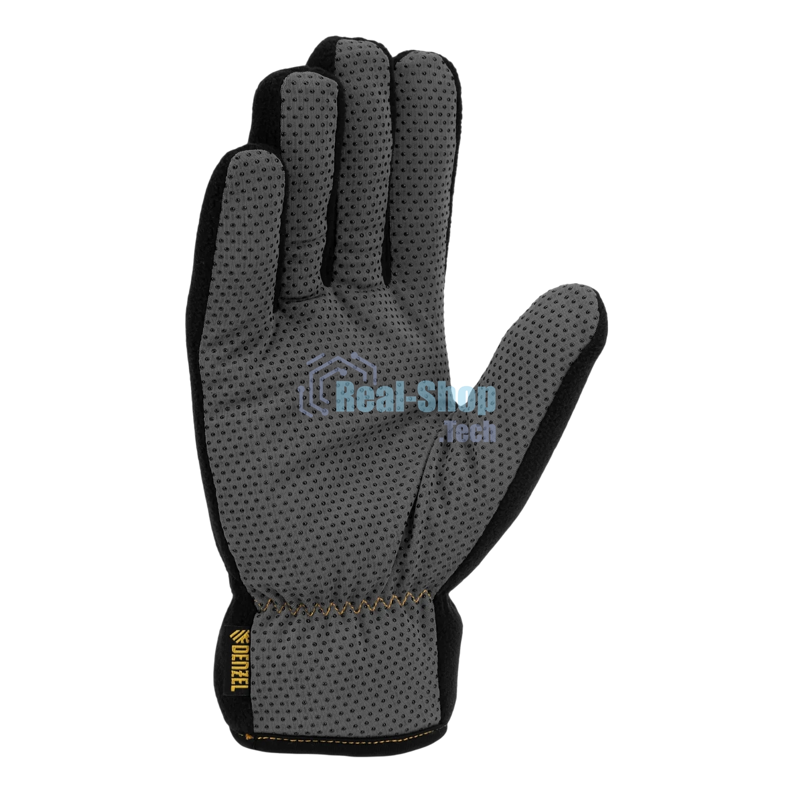 Перчатки универсальные Denzel 68096 двойные, ПВХ нанесение, размер 9