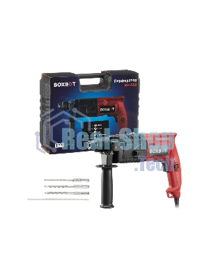 Перфоратор Boxbot RH-500, 500 Вт, 1.7 Дж, кейс, буры в комплекте