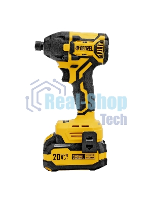 Винтоверт ударный аккумуляторный бесщет. Denzel CIDH-BL-20-270, Li-Ion, 20 В