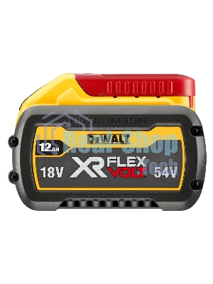 Аккумулятор DeWalt DCB548-XJ 54 В XR FLEXVOLT Li-Ion, нарпяжение: 18 и 54 В, 12.0 А·ч, XR 18.0 В