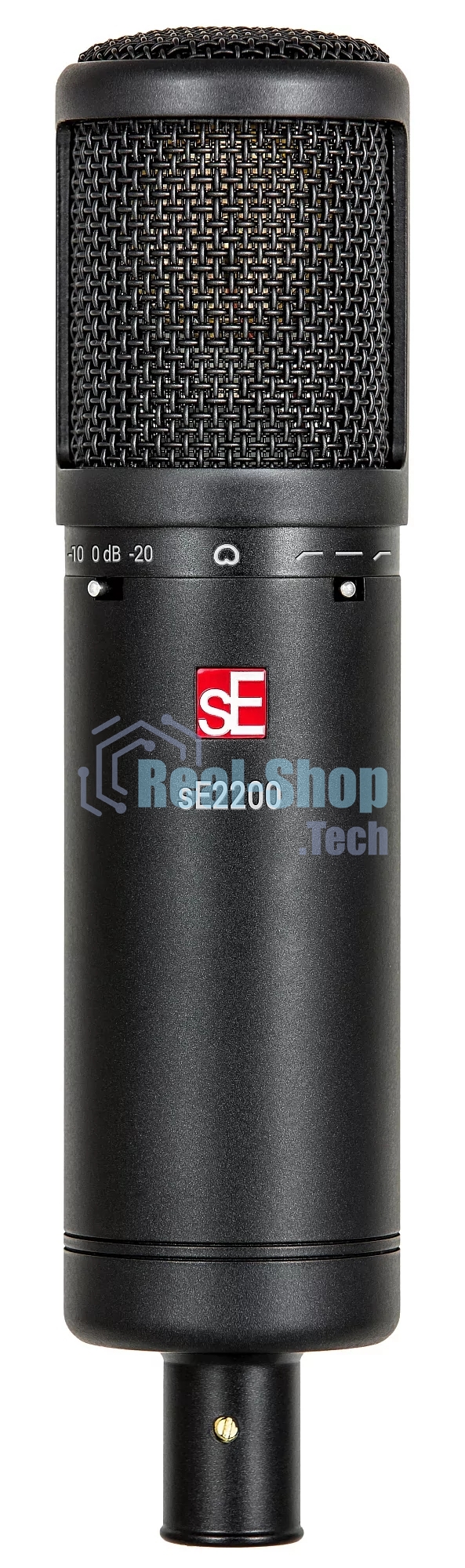 Микрофон конденсаторный sE Electronics SE 2200 20 Гц - 20 кГц, кардиоида, комплектация: металлический поп-фильтр, держатель типа паук, резьбовой переходник на микрофонную стойку