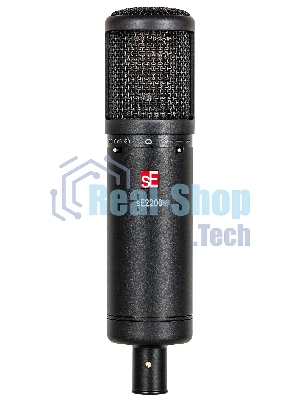 Микрофон конденсаторный sE Electronics SE 2200 20 Гц - 20 кГц, кардиоида, комплектация: металлический поп-фильтр, держатель типа паук, резьбовой переходник на микрофонную стойку
