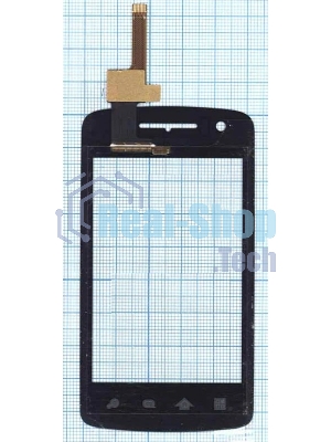 Сенсорное стекло (тачскрин) для Philips W820, черное