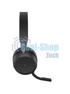 Гарнитура беспроводная Jabra Evolve 2 75, Link380a MS Stereo Stand черный