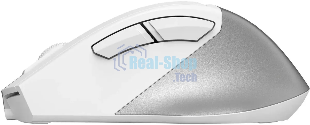 Мышь беспроводная A4Tech Fstyler FG45CS Air2 белый/серебристый, 2000 dpi, радиоканал, USB, кнопки - 7