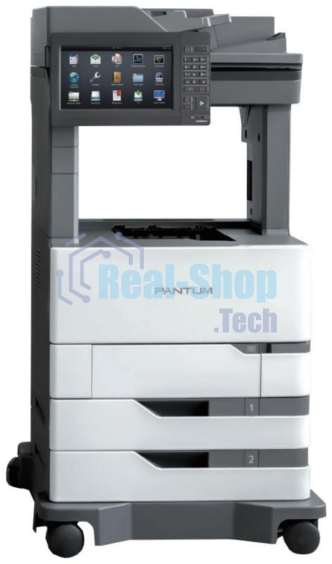 МФУ лазерное Pantum BM7800FDN, Mono laser, A4, 52 ppm (max 300000 p/mon), 1.2 GHz, 1200x1200 dpi, 2048 MB RAM, Duplex, paper tray 2*550 pages, USB, LAN, start. cartridge 11000 pages, проектная модель