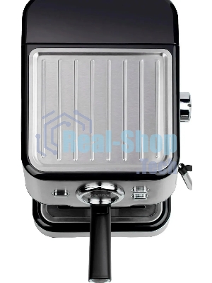 Кофеварка рожковая Vitek VT-1520 серебристый/черный, исп. кофе - молотый, 1.5 л, 850 Вт, 15 бар