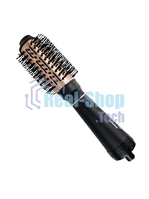 Фен-щетка Centek CT-2062 черный/золотистый, 1200 Вт, 80 мм, ионизация