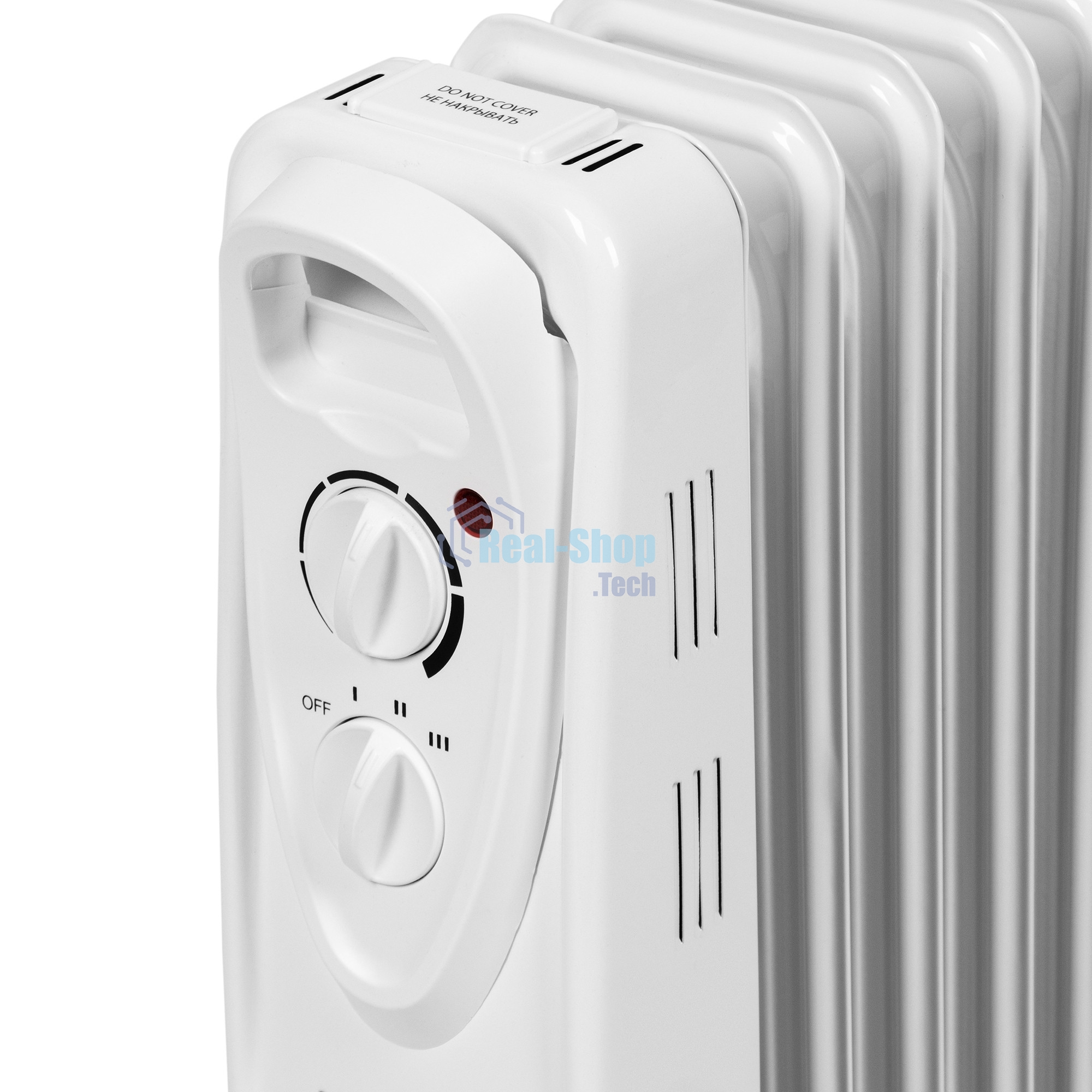 Обогреватель масляный AC ELECTRIC AOH/BM-11BW 2200 (11 секций) белый, 2200 Вт, 27 м2, термостат