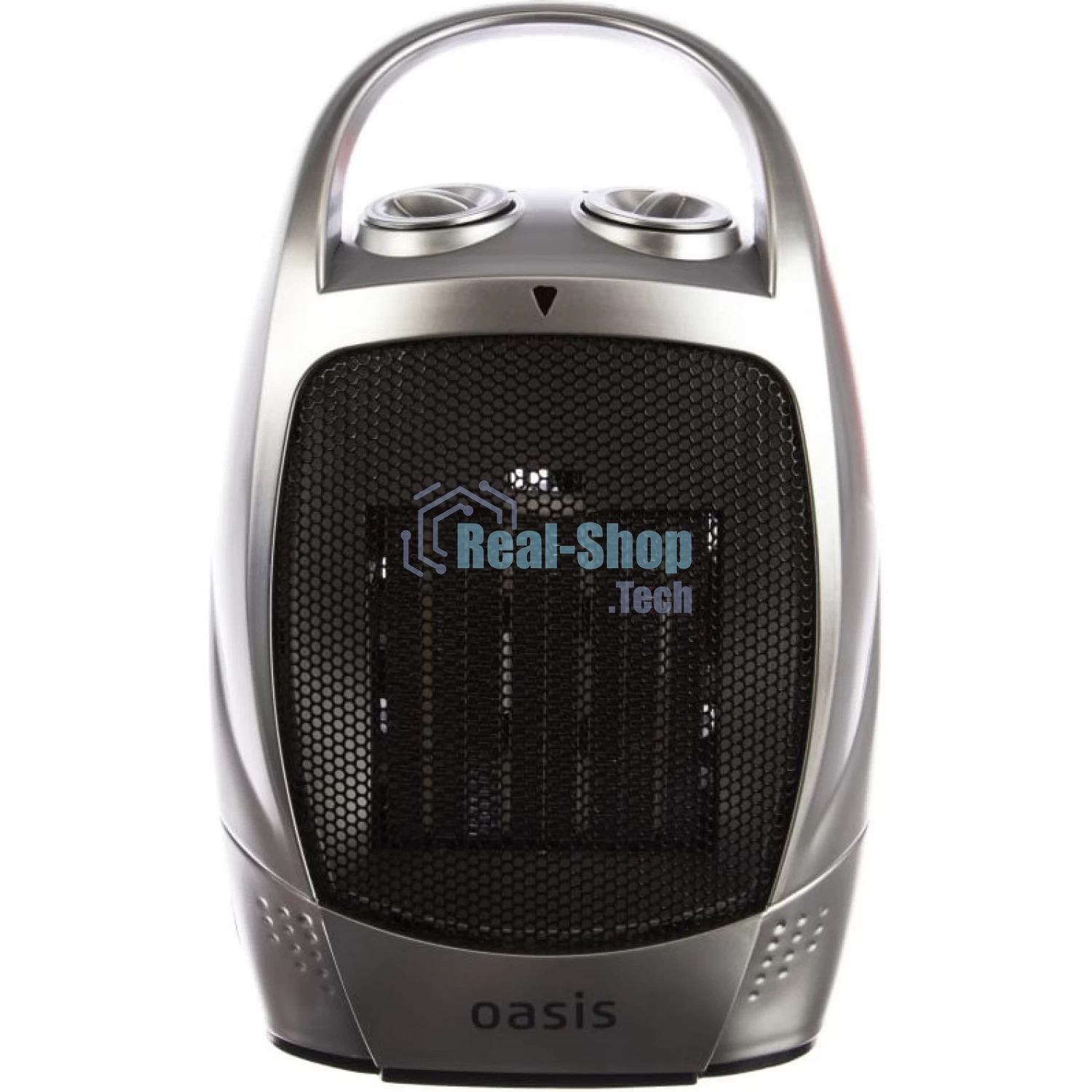 Тепловентилятор Oasis KS-15 серый, 1500 Вт, 20 м2