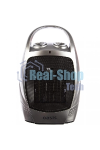 Тепловентилятор Oasis KS-15 серый, 1500 Вт, 20 м2