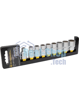 Набор головок BERGER BG2039 торцевых 1/2'' spline 9 предметов