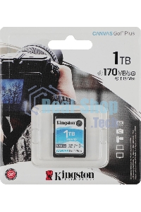 Флеш карта Kingston 1Tb SDXC Canvas Go Plus 170R C10 UHS-I U3 V30/Kingston 1Tb SDXC Canvas Go Plus 170R C10 UHS-I U3 V30