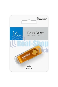 Флешка USB Smartbuy R/W (SB016 Gb2TWY) UFD 2.0 016 Gb Twist желтый