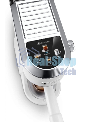Кофеварка рожковая DeLonghi EC890.WI белый, молотый, 1,1 л, 1450 Вт, 15 бар