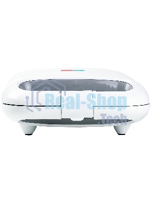 Сэндвич-тостер Galaxy Line GL 2962, белый, с несъемными пластинами, 800 Вт, индикаторы нагрева и сети, антипригарное покрытие рабочей поверхности, теплоизолированный корпус, прорезиненные ножки, препятствующие скольжению