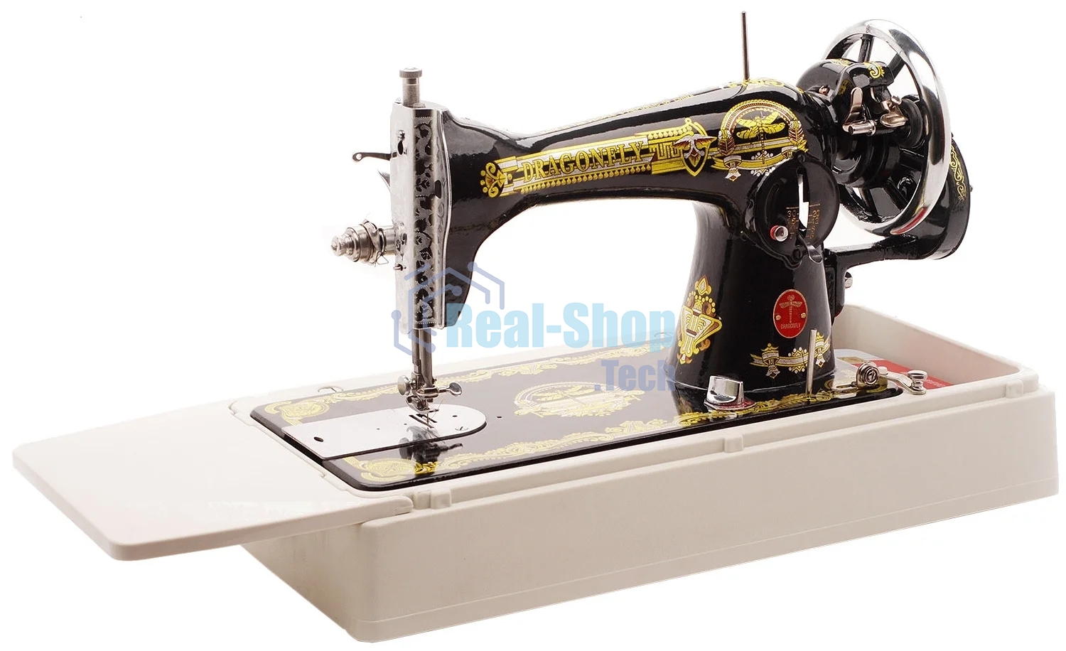 Швейная машина Dragonfly JA2-2, 1 операция, жест.чехол, доп.столик, метал.станина, ручная