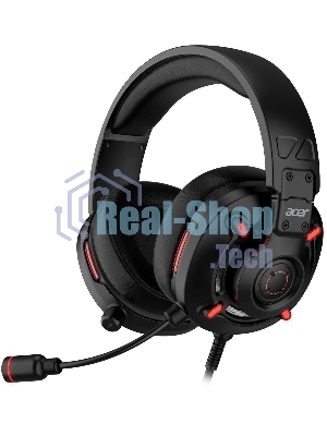 Гарнитура проводная с микрофоном мониторные оголовье Acer Nitro OHW306 черный ZL.HDSEE.00E