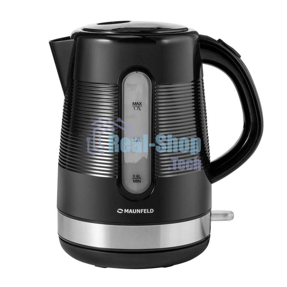 Чайник электрический Maunfeld MGK-631B 2200 Вт, 1,7 л, черный