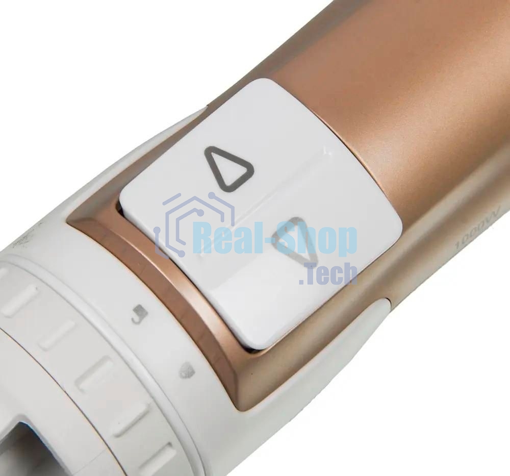 Фен-щетка Rowenta Brush Activ Compact CF9520F0 белый/золотой, 1000 Вт, ионизация, 40/50 мм