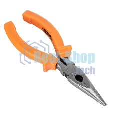 Длинногубцы Sparta Classic, 160 мм, прямые шлифованные, пластмассовые рукоятки