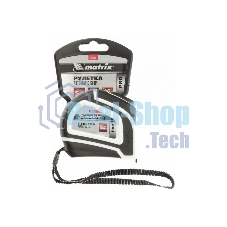 Рулетка Matrix Autostop, 5 м х 25 мм, двухкомпонентный корпус, автоматическая фиксация, PRO