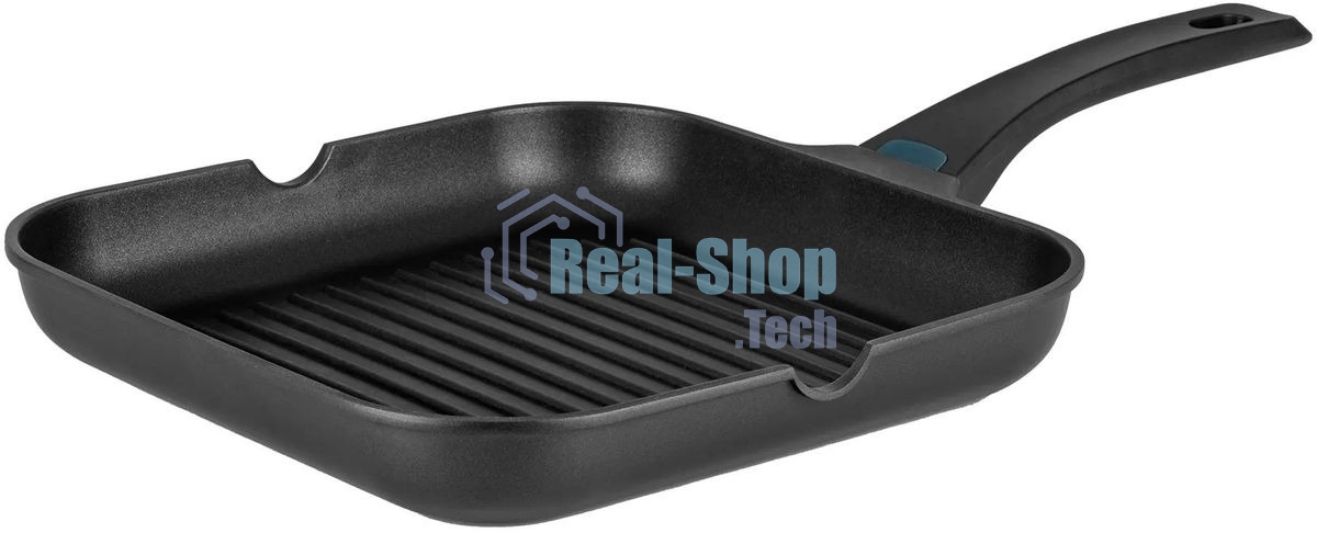 Сковорода-гриль Rondell Weiser RDA-1554, 28 см, без крышки, черный