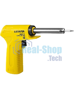 Паяльник STAYER 55307-70 master с пистолетной пластмассовой рукояткой 30 - 70Вт конус