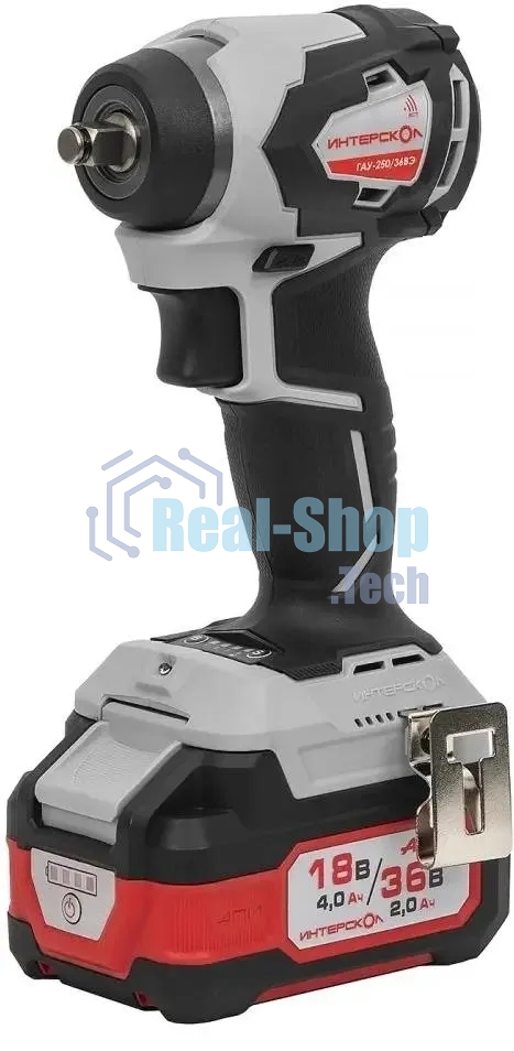Гайковерт аккумуляторный ударный ИНТЕРСКОЛ GAU-250/36VE