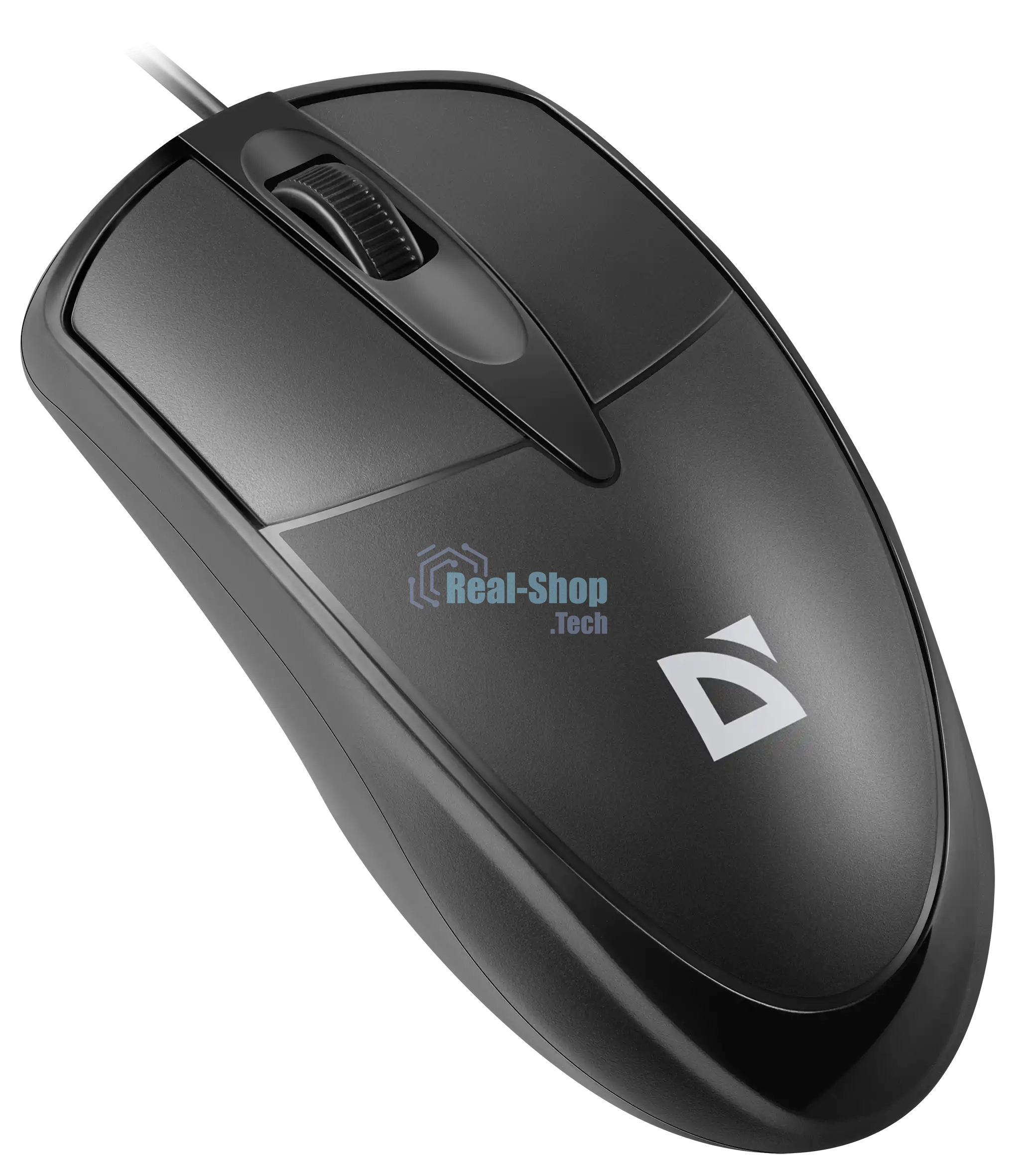 Мышь проводная Defender Trace MB-989 черный, 1000 dpi, USB, кнопки - 3