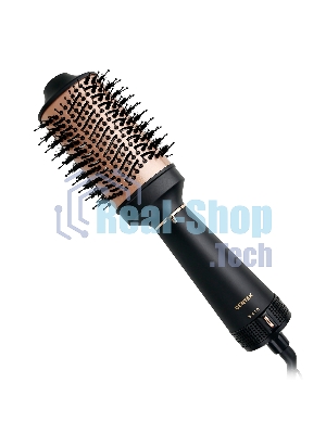 Фен-щетка Centek CT-2062 черный/золотистый, 1200 Вт, 80 мм, ионизация
