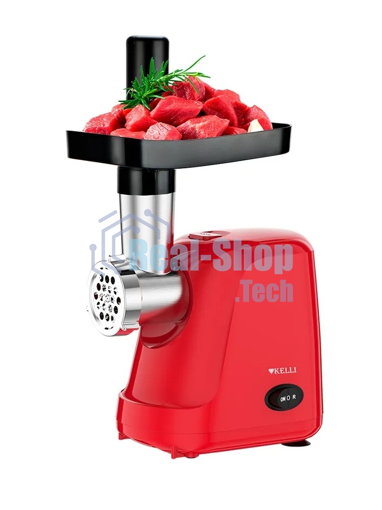 Мясорубка электрическая KELLI KL-5007 красный