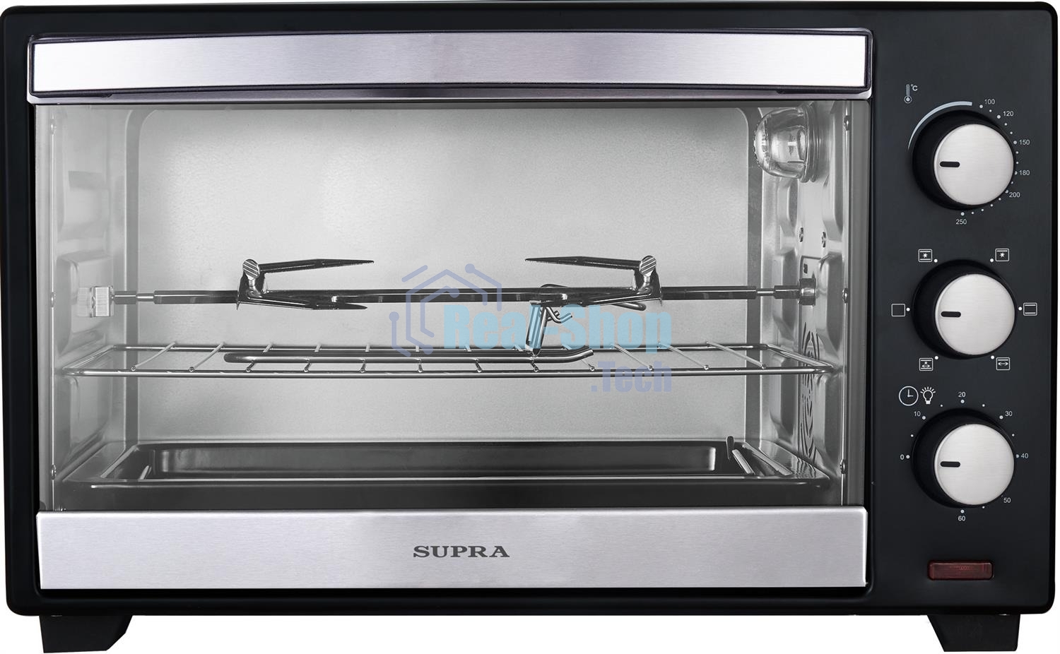 Мини-печь SUPRA MTS-5506 черный/нержавеющая сталь