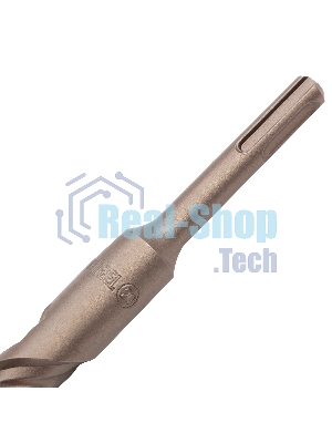 Бур по бетону Denzel двойная спираль, Cobalt W-tip, 20x310 мм, SDS PLUS