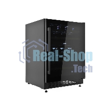 Винный шкаф встраиваемый ZÜGEL ZCWI460DB, черный
