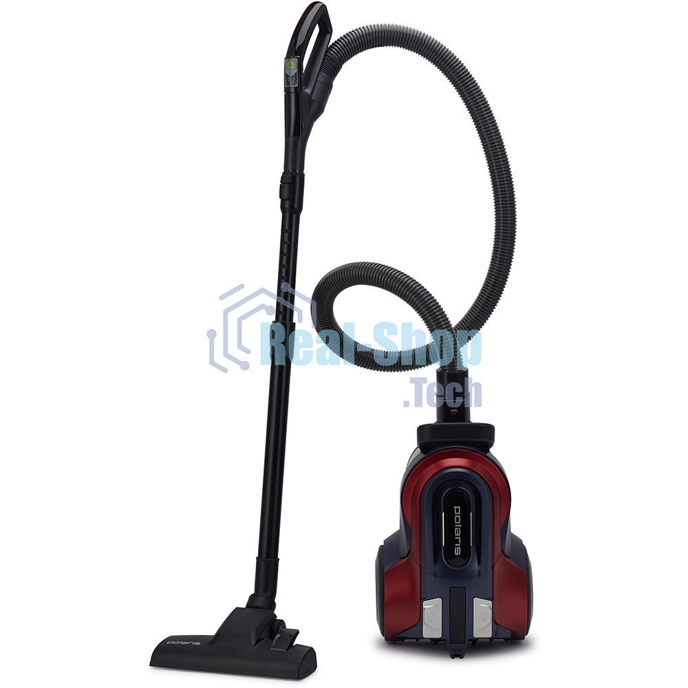 Пылесос Polaris PVC 2003RI серый/красный, 500/2000 Вт, уборка сухая, пылесборник контейнер 2.5 л