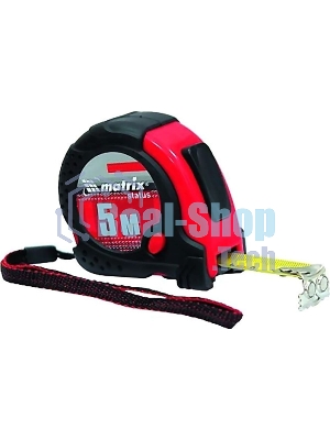 Рулетка Matrix status magnet fixation 5мх25мм обрезиненный корпус зацеп с магнитом